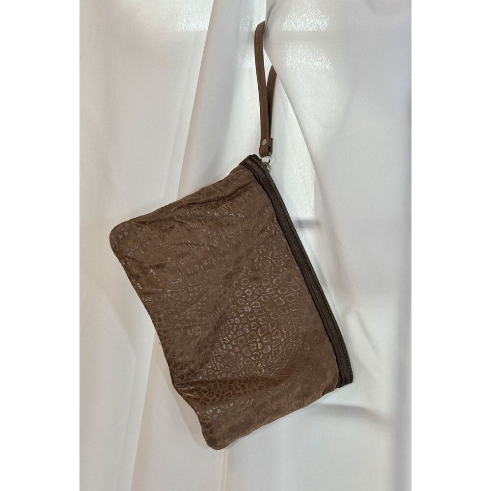 Rough & Tumble Limited Edition Metallic Lambskin Wristlet Clutch